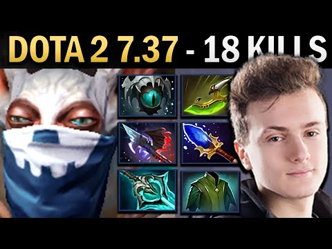 Meepo Gameplay Miracle with 18 Kills and Skadi - Dota 2 7.37