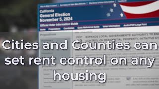 California elections: Prop 33 and the battle over rent control