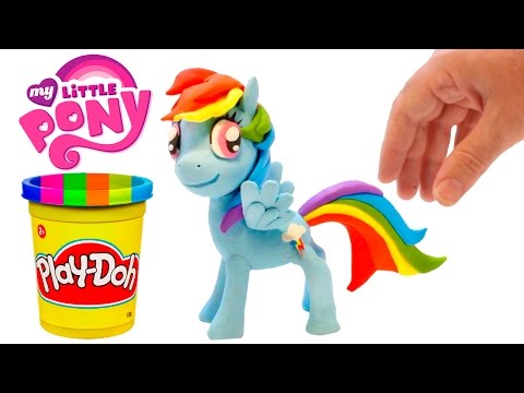 Play Doh Rainbow Dash Stop Motion Playdough My Little Pony Animation