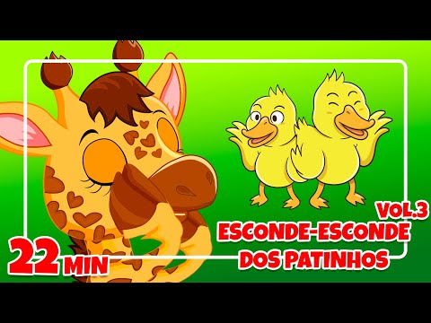 Esconde-esconde dos Patinhos Vol. 3 - Giramille 22 min | Desenho Animado Musical