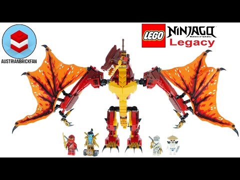 Vidéo LEGO Ninjago 71753 : L'attaque du dragon de feu