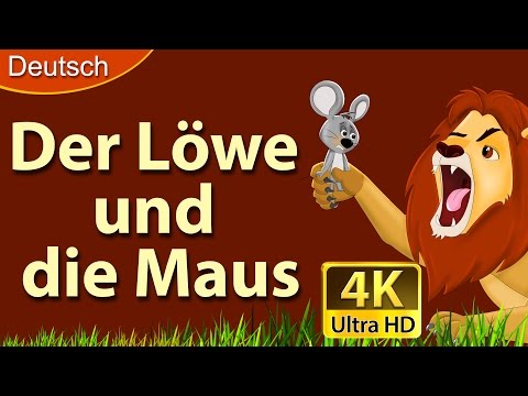 Der Löwe und die Maus | Lion And The Mouse in German | @GermanFairyTales