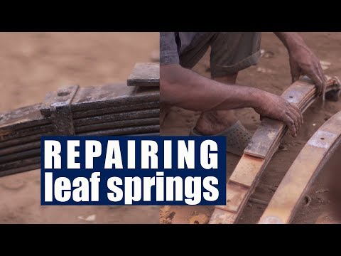 Restoring Leaf Springs of a Truck