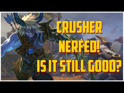 CRUSHER NERFED! IS IT STILL GOOD? HOU YI RANKED SMITE S9