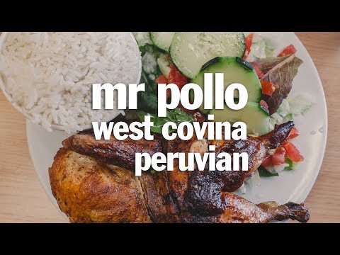 Eating delicious Peruvian Food at Mr Pollo in West Covina, CA