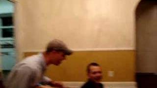 Drunk bucket spinning and failed beer catch