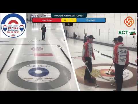 Jacobson vs Pomedli A qualifier RE/MAX Blue Chip Bonspiel