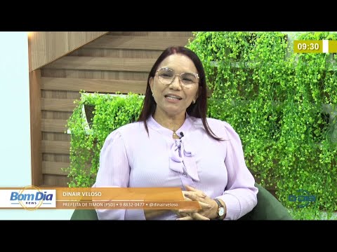 Prefeita Dinair Veloso apresenta obras realizadas em Timon 29 09 2021