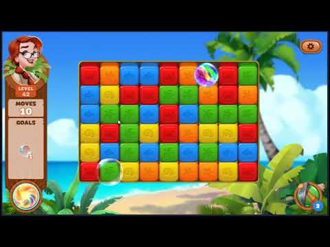 Lost Island Blast Adventure Level 42 - NO BOOSTERS 🏝️ | SKILLGAMING ✔️