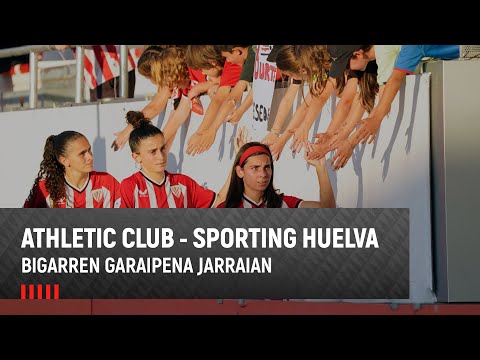 Imagen de portada del video Beste garaipen bat Lezaman I Athletic Club - Sporting Huelva I Liga F