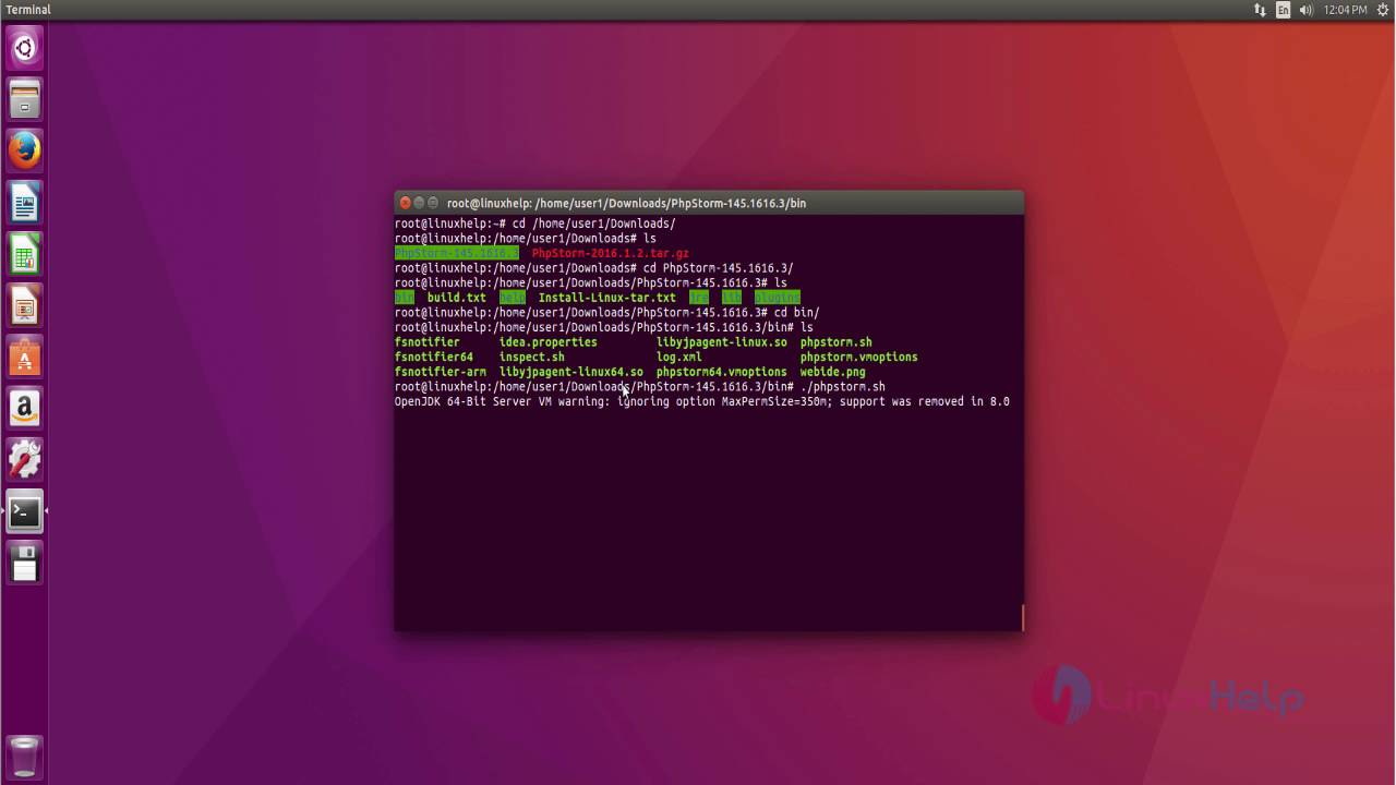 How to PhpStorm in Ubuntu