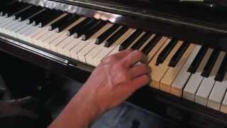 Professor Longhair &quot;Tipitina&quot; main riff slowed down blues piano tutorial
