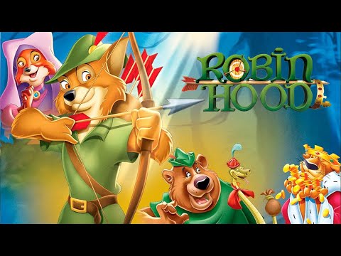 Robin Hood 1973 trailer frame of the archery tourney with triumphant brass underscoring