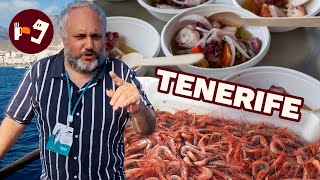 Los desconocidos GUISOS MARINEROS de los pescadores de TENERIFE. Los probamos rodeados de BALLENAS