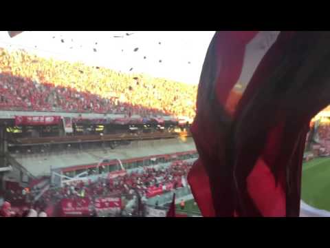 "Recibimiento independiente racing 1-1" Barra: La Barra del Rojo • Club: Independiente