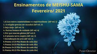 Áudio Ensinamentos de Meishu-Sama - Culto Mensal de Agradecimento Fevereiro/ 2021