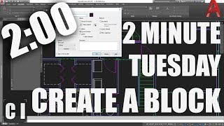 AutoCAD Block Tutorial: How to Make a Block Quick and Easy! - 2 Minute Tuesday