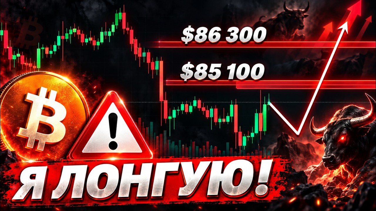 ❗️СРОЧНО, БИТКОИН — ПОЧЕМУ Я ОТКРЫЛ ЛОНГ?