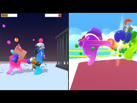 NOOBvsPROvsHACKERvsGOD in DINO RUNNER 3D vs JOIN BLOB CLASH 3D  PART 2