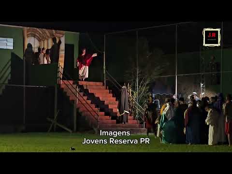 ENCENAÇÃO DA PAIXÃO DE CRISTO NO ESTÁDIO MUNICIPAL DE RESERVA-PR