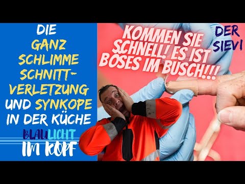 Die GANZ SCHLIMME SCHNITTVERLETZUNG und SYNKOPE in der Küche 😱