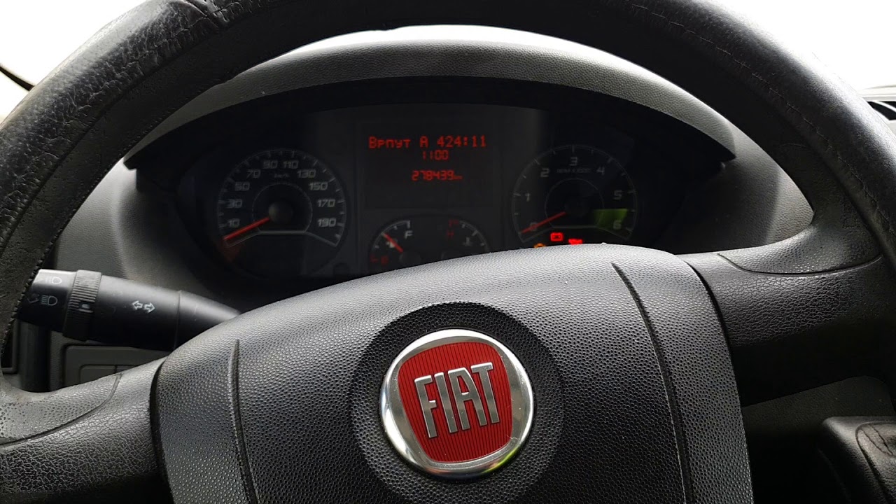 инструкция по сбросу сервисного пробега на фиат дукато 290