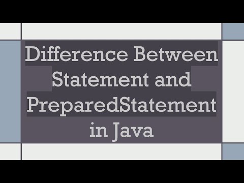 Java Difference Between Statement And Preparedstatement5solution
