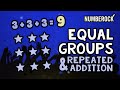 Equal Groups Multiplication Song Repeated Addition Using Arrays