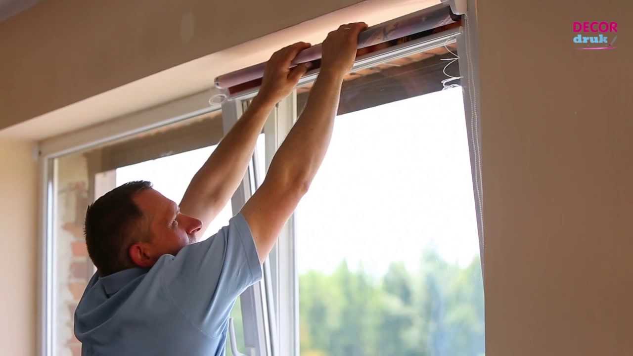 FOTOROLETY - Instrukcja montażu, mechanizm mini - Fotoroleta mini