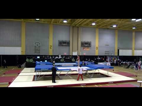 20180421トランポリンカナダカップ 予選 岸彩乃①