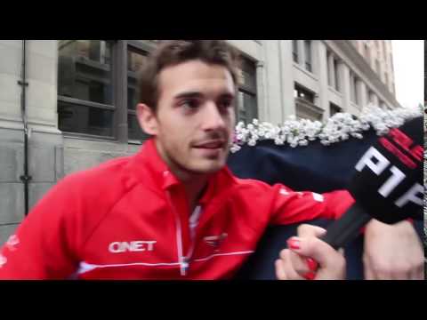 Jules Bianchi on pole position or podium