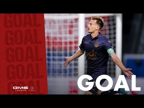 GOAL!  Mathieu Maertens maakt de 1 - 1 tegen Sporting Charleroi