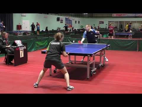 MOSCOW CHAMPIONSHIPS BESPALOVA - SHABANOVA FINAL DAY #tabletennis #настольныйтеннис