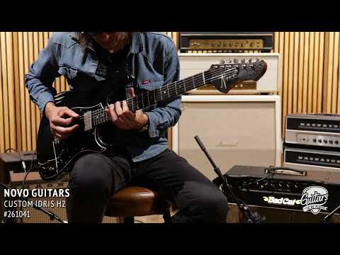 Novo Custom Idris H2 w/ Ebony Fretboard & Fralin Modern PAFs – Starry Night image 11