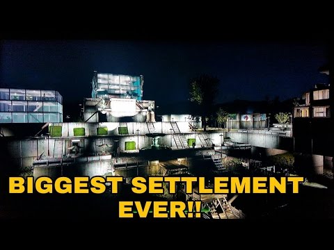 FALLOUT 4: BIGGEST SETTLEMENTS BUILD EVER AT SPECTACLE ISLAND!!