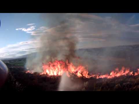 Summitview Road Fire Near Cowiche Canyon Slow MO