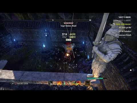 The Elder Scrolls Online: stam dk (44K dps parse)