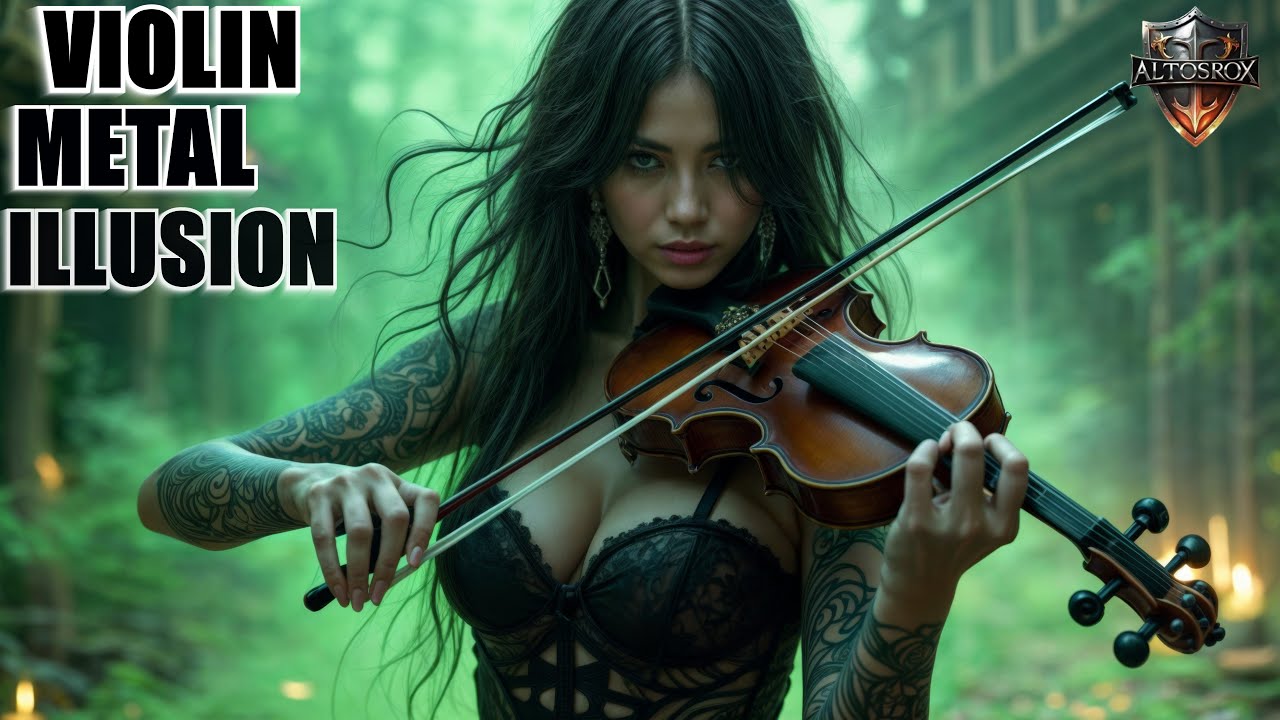 🎭 PIANO🎻 VIOLIN 🎸 METAL + BASS -  Illusion Theme Music (Cinematic Instrumental)