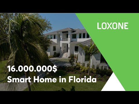 Luxus Smart Home in Florida, USA! 🌴 | Loxone [4K]