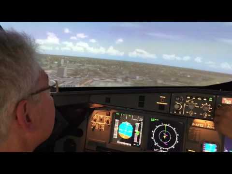 Jungfernflug A320 im Seminarzentrum bei Im Cockpit.Fengler KG in Hamburg