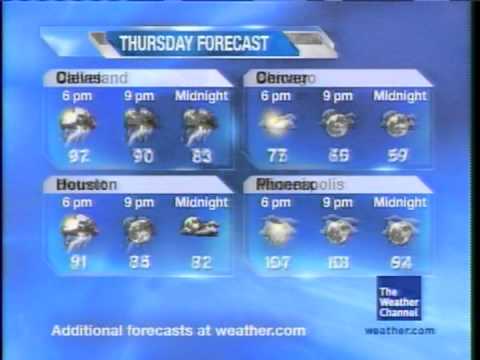 The Weather Channel - Trammell Starks error - August 20, 2009