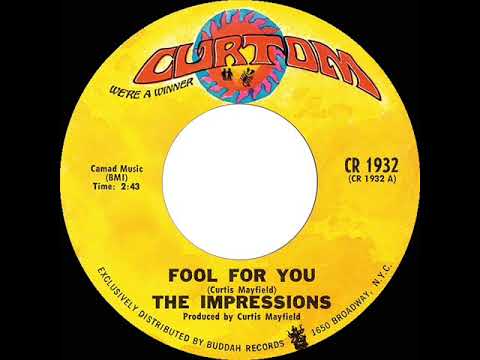1968 HITS ARCHIVE: Fool For You - Impressions (mono 45)