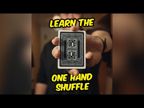 How to Shuffle Cards with One Hand!