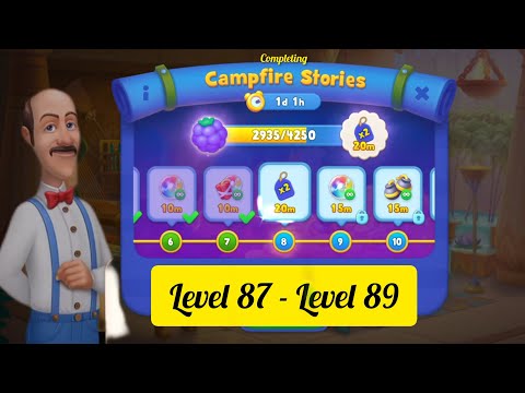 Gardenscapes - All Puzzles - Gameplay PART - 17