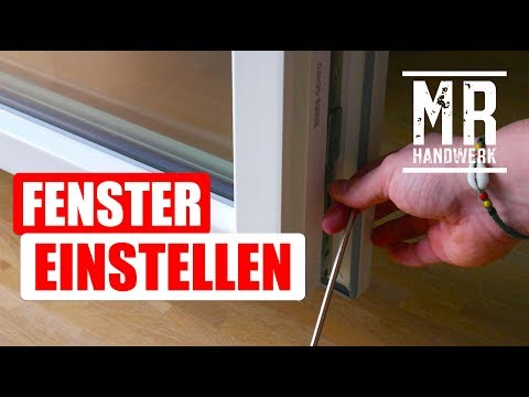 Adjusting windows and balcony doors correctly - Instructions | MrHandwerk