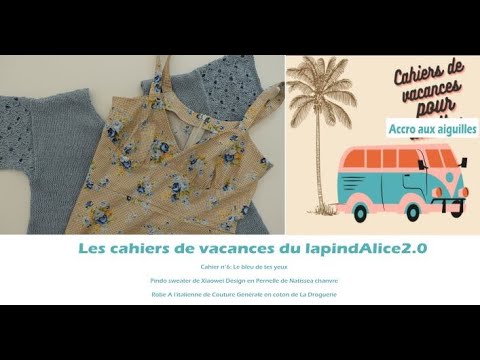 Les cahiers de vacances du LapindAlice2.0: Cahier n°6, Thème: "Bleu ciel"