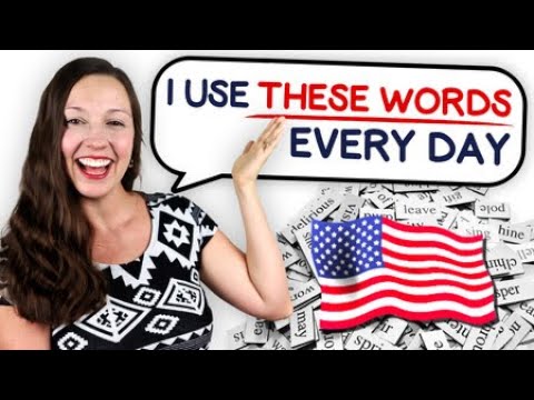 I use these words every day: English Vocabulary Lesson