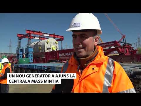 Un nou generator a ajuns la Centrala Mass Mintia
