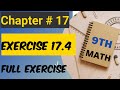 Class 9th Math Chapter 17 Exercise 17 4