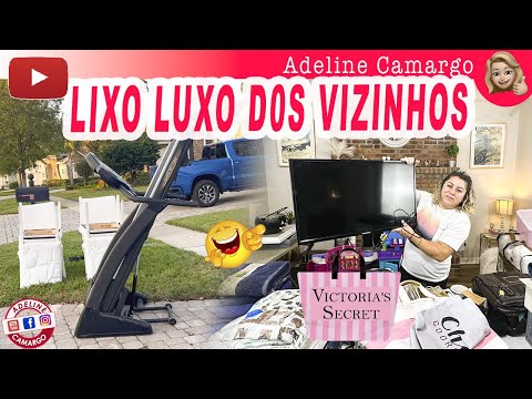 O lixo mais CHIQUE dos EUA: vizinhos RICOS jogaram coisas caríssimas fora @AdelineCamargo